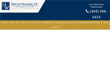 Tablet Screenshot of hechtwalker.com